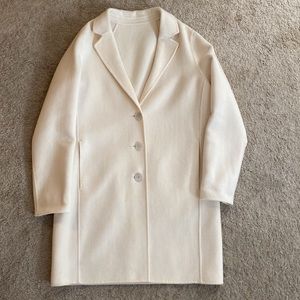 Banana Republic White wool felt coat/topper